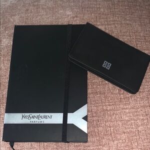 Yves Saint Laurent Black Notebook and Givenchy Card Holder Novelty 2024